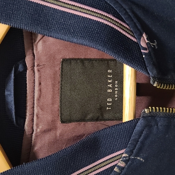 Ted Baker Tropical Print Bomber (S) Blue - Picture 4 of 4